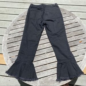 Pilcro Embellished High-Rose Slim Flounced Jeans